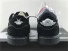 Travis Scotts X Air Low Retro OG 1 1S Basketbol Ayakkabıları DM7866-001 Tüm Siyah Phantom Spor Spor ayakkabıları Orijinal ile Erkekler İçin Açık