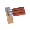 Fumo di tubi di legno naturale Dry Herb Tabacco Catcher Taster Bat One Hitter Portafiltro per sigarette Bocchino Portatile Mini Handpipes Piroga di legno Suggerimenti per scavare tubi