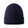 패션 남성 니트 비니 여성 디자이너 단색 플랜지 두개골 캡 따뜻한 겨울 유니스석 모자 21 컬러 C1