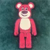 Designer de desenho animado de piso de carpete Violento Urso Figura Figura M￡quina criativa M￡quina lav￡vel Absorvente absorvente de cabelo sem deslizamento