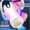 Sexspielzeug-Massagegerät, automatischer männlicher Masturbator, Vibration, Blowjob-Maschine, echtes orales Saugen, Masturbationstasse für Männer, vibrierendes Spielzeug