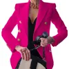 Women's Suits 2022 Women Coat Blazer Female Autumn Winter Long Sleeve Double Breasted Suit Jacket Casual Traje