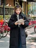 Women's Down Parkas Vielleicht Korean Jacket Women Winter X-Long Solid Hooded Facken