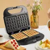 Bread Makers Household Small Waffle Maker Machine Light Toaster Breakfast Magic 2 Slices Sandwich Heating
