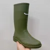 Platforma designerska Kobiety gumowe buty deszczowe Wodoodporne wodzie podeszwy wodne pvc na zewnątrz swobodne buty zimowe no431