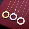 Pendant Necklaces 50%off full cz stainless steel love necklaces pendants fashion choker necklace Lover neckalce jewelry gift with velvet bag jerseyproshop