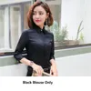 Frauen Blusen Stile 2022 Sommer Halbarm Shirts Elegante Blau Für Frauen Business Arbeit Tragen Weibliche Tops Kleidung Burgund