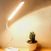 Table Lamps USB Charging Eye Protection Lamp LED Creative Touch Bedside Bedroom Student Reading