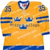 College Hockey Wears Nik1 35 HENRIK LUNDQVIST TEAM Sweden 40 Henrik Zetterberg 4 hjalmrsson 6 Anton Stralman 21 Filip Forsberg hockey jersey Custom any name and