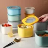 Dinnerware Sets Fruit Salad Bento Box All In One Fresh Keeping Lunch Hermetic Leakproof Storage Microwavable Cooler Containers