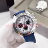 디자이너 남자 골드 다이얼 쿼츠 운동 시계 고품질 럭셔리 시계 고무/스테인리스 스틸 스트랩 접이식 버클 절묘한 클래식 고급 시계 Montre de Luxe