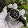 AAA Highquality Men's Watch 2813 Automatisch mechanisch horloge 326139 42 mm zwarte wijzerplaat roestvrijstalen saffierglas lederen band polshorloge 326935 horloges horloges