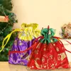 Noel dekorasyonları 5x kurabiye şeker torbası parti malzemeleri çantalar için goodie