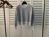 Damen-Kapuzenpullover, Designer-Pullover, Buchstaben-Tech-Fleece-Sweatshirt, bedruckter Nylon-Strickpullover mit Rundhalsausschnitt, Damenpullover, Pullover mit langen Ärmeln