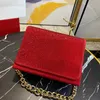 Bolso cruzado con cadena superior, bolsos de perforación en caliente de cuero esmerilado, bolso de mano para mujer, bolso de hombro, bolso de mensajero con diamantes de imitación ostentosos, bolsos con solapa