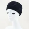 Fashion Warm Sticke Turban Winter Soft pannband Girls Women Solid Color Headwear Hårtillbehör