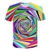 T-shirt oversize di magliette da uomo 2022 Summer Fashion Graphics Casual Graphics 3D Printing Top a Harajuku tridimensionale