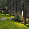 Utomhus LED Lawn Light for Garden Backyard Pathway Villa utanför landskapsbelysning Aluminium Vattentät 220V 110V marklampor