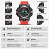 Wristwatches ADDIES Watch Fashion Transparent White Watches Men Dual Dispaly Led Digital Quartz Sports Reloj Hombre