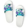 Pantoufles de plage en pvc à fond souple, personnalisées, pour hommes et femmes, pantoufles de maison multicolores blanches, taille 36-45, b16