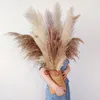 Decorative Flowers Fully Large Size Pampas Grass Bouquet Decoracion Boda Dried Plantas Artificiales Para Fall Decor