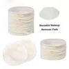 Bambusfaser -Make -up -Entfernerpolster -Samt Bambus Make -up Baumwollweiche, schmutzfeste waschbare Waschbeschrubs -Peeling Beauty Reinigungswerkzeug