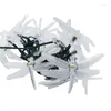 Струны Szyoumy Solar Powered Sturnoor String Lights 20 30 светодиодов Dragonfly Starry Lighting Рождественские украшения для домашнего сада свет