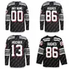 Vin 13 Nico Hischier Jersey Jack Hughes (A) Dougie Hamilton Martin Brodeur Yegor Sharangovich Jesper Bratt Hockey Jerseys White Green Red B