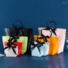 Emballage cadeau cosmétiques bijoux paquet sacs sac en papier Portable pour mariage anniversaire fête de noël cadeaux emballage Shopping sacs à main