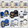 2022ヘリテージクラシックホッケー ''nhl''jersey 21 Kyle okposo 26 Rasmus Dahlin 29 Vinnie Hinostroza 33 Colin Miller 53 Jeff Skinner 72 Tage