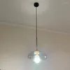 Lampy wiszące nordyckie szklane światła przemysłowe do jadalni Optora kuchenna E27 Lampa wisząca bar restauracyjny wystrój loft Decor żyrandol