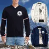 2022 Jott print man jas volledige zip bommenwerper vluchtcampus jassen herenontwerp stand-up kraag casual kleding voor mannen sport