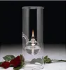 Home decor creative transparent glass cylinder oil lamp Bottles flower holder characteristics wedding Decorative candlestick candelabra