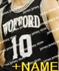 Basketball Nik1 NCAA Wofford Terriers Basketball Jersey 25 Messiah Jones 31 Donovan Theme-Love 33 Cameron Jackson 50 Matthew Pegram Custom