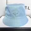 Chapeaux seau en Nylon unisexe, nouvelle marque, protection solaire pour femmes et hommes, Panama, couleur Pure, bonnet de soleil Fedoras, casquette de plage de pêcheur en plein air