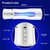 Sex toys massager 5 Frequency Vibration Heating Pronunciation Lantern Spray Vaginal Masturbation Cup Masturbator y Toys For Men