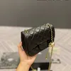 Bolsas de ombro de designers de marcas femininas de luxo 2023 novas bolsas quadradas Xiaoxiang moda 100 populares bolsas de ombro único cross-body vendas diretas da fábrica