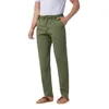 Men's Pants Men's Solid Color Linen Cotton Loose Casual Lightweight Elastic Waist Yoga Home