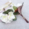 Decorative Flowers 1Pc Artificial Flower Exquisite Magnolia Rose Bouquet For Office Home Fake Orchid Romantic