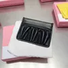 Женский дизайнерский кошелек Lady MM Mini Cardholder Женский дизайнерский кошелек Кожаный кошелек 220419