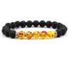 Kralen chakra lava rots kralen armbanden voor mannen natuurlijk genezende kristal nce stone tijger oog kralen ketens bangle yoga d dhwmg