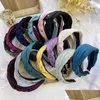 Headbands Braid Fabric Headband Cross Knot Hairband Turban Adt Hair Accessories Drop Delivery Jewelry Hairjewelry Dhvrq