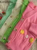 Suéteres de mujer Kimotimo Otoño Chaleco de flores tridimensional Mujer 2022 Nuevo Vhals Chaqueta de punto de manga larga Suéter suelto de moda dulce coreana J220915