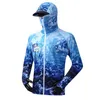 Outdoor TShirts Professional Fishing Hoodie With Mask AntiUV Sunscreen Sun Protection Clothes Shirt Breathable Quick Dry Jersey 221128