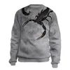 Men's Hoodies 3D Printed Fashionable Pattern Youth Sleeveless Sweater Winter 2022 Men's Sports Scorpion Adult Round Neck Top