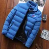 Mens Down Parkas Winter warm mens coat casual autumn stand collar down jacket thick hat winter with hood 221128