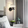 Wall Lamps Nordic Lamp Bedroom Bedside Study Room Living Balcony Aisle Creative Minimalist K9 Crystal