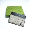 Little Bee Wallet Card Holder Luxury أصلي محفظة جلدية أزياء نسائية المحافظ الرجال المطبوعة نمط مفتاح حلقة Shor Square Luxurys Coin Coin Mini Canvas