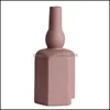 Vase Ceramic Dry Flower Vase北ヨーロッパスタイルMolandi Color Crytivity Insリビングルームアレンジメントシンプルな家庭装飾33 DH5N0