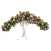 Dekorativa blommor rosewedding dekoration blommig konstgjord simulering linteldayvalentine dekor v￤gg hem kransh￤nge vinrank